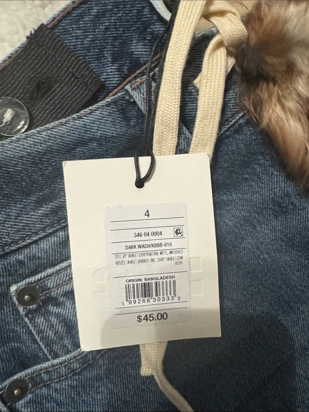 Kbb Lennox Jeans . Mid waist Barrel jeans . Dark wash 4